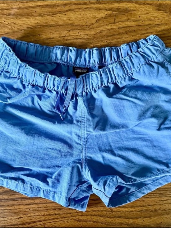 Patagonia Pants - Patagonia Women's Medium | Light Blue Baggies Shorts 2.5